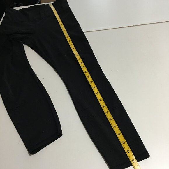 Athleta Persistence Laser Cut 7/8 Tight Womens Small Black - Picture 15 of 15